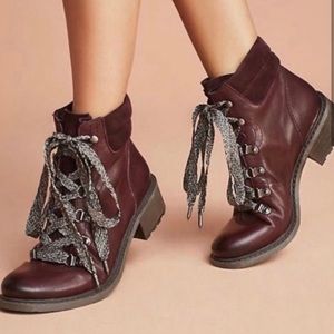 Sam Edelman Burgundy Boot